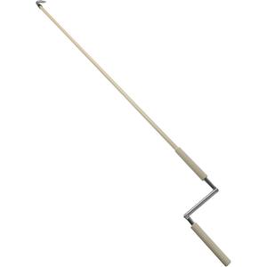 Universal replacment Part,Metal Installation Crank Wand for Sun Shades or Roller Blinds Lihopefe (Beige), 8.66"W x 48.03"H