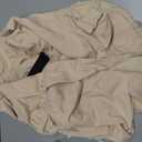 Mina Self 2026 Women's Summer 3/4 Sleeve Linen Blazer - Lightweight Breathable Fully-Lined Slim Office Jacket with Pockets XL