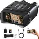 JStoon Digital Infrared Night Vision Goggles - 4''/3'' Night Vision for Viewing in 100% Darkness-4K UHD/4K Video for Hunting, Camping, Birds Watching