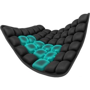 Inflatable Seat Cushion, Portble Airplane Travel Cushion, Pressure Relief Seat Cushion, Comfort Orthopedics Pain Pressure Relief Cushion,Adjustable Bubble,for Wheelchair,Car,Office,Home (36-Point)
