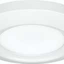 Progress Lighting 5-1/2" Emblem Collection Surface Mount LED, Aluminum in White