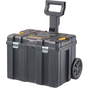 DEWALT Tool Box with Wheels Modular, Large Rolling Tool Box With Telescopic Handle, Portable Carrier Deep Stackable TSTAK Storage (DWST17820)