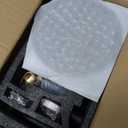 SaniteModar Black Shower Head System 8 Inch Round Rainfall Shower Head with Handheld Shower Vaval and Trim Kit Wall Mounted Shower Faucet Set, Matte Black Shower Head