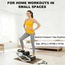 Lhanel Rock Stepper, Lhanel Stepper, Side-to-Side Machine for Home Exercise Burn Fat Faster in 15 Minutes | Low-Impact Glutes with Digital Display & Anti-Slip Mat (Pink)