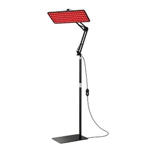 Morfone Red Light Therapy Lamp for Full Body & Face - 120 LED Tri-Wavelength (660nm, 850nm, 940nm) Large Panel with Adjustable Stand, Protective Glasses for Home Use, Gift for Women Girls