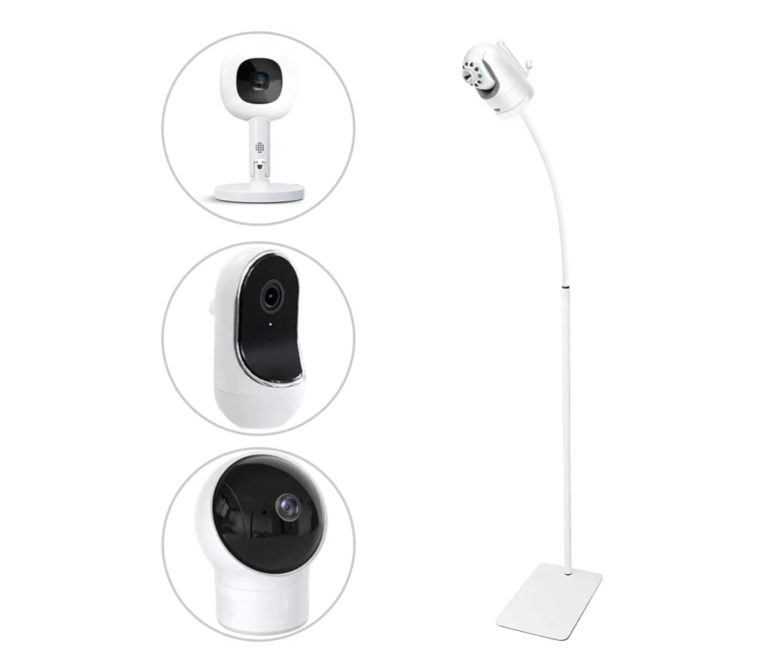 67" Adjustable Height Baby Monitor Floor Stand Holder for Infant Optics DXR-8 Pro,Nanit Pro,Eufy Spaceview, Spaceview Pro,Owlet Cam 2 Baby Monitor Stand，Also for Cameras with 1/4 Screw Mount