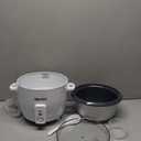 AROMA Rice Cooker, 8-Cup (Uncooked) / 16-Cup (Cooked), Pot-Style Rice Cooker and Soup Warmer with One-Touch Control, 4 Qt, White, ARC-368NG