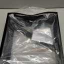 Over the Glass Shower Caddy Hanging, 2 Tier Stainless Steel Rustproof Shower Organizer Over Door with Removeable 4 Hooks & 2 Suction Cup, Bathroom Organizers and Storage Rack, Bathroom Decor - Black