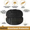 LWANO Compound Bow Case Soft Light-Weight Bow Bag with Arrow Pocket and Backpack Straps
