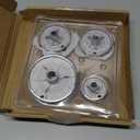 Cooker Hat Set Stove Lid, Oven Gas Hob Burner Crown Flame CapGas Stove Burner Cap SetBANGPEIWQT Kitchenware-Suitable for SABAF8PCS