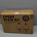 Epoxy Resin - Ultra-Gloss 1 Gallon Kit, Crystal Clear, Self-Leveling, UV & Impact Resistant Resin Kit for Art, Jewelry, Tables & Countertops, Easy 1:1 Mix, DIY Crafts