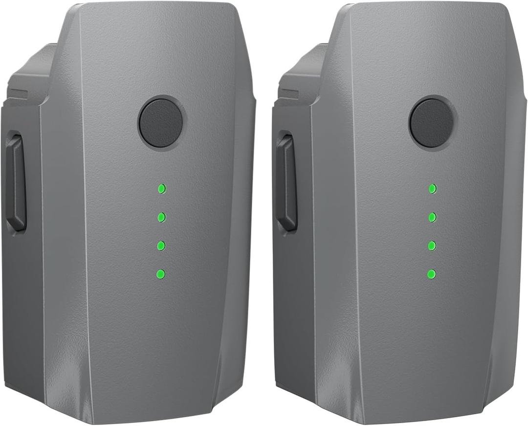 Homesuit Mavic Pro Battery 2 Pack for DJI, 3830mAh 11.4V Intelligent Flight Batteries Replacement Compatible with DJI Mavic Pro, Platinum, Alpine White Drone Battery