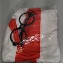 3 Pcs Halloween Costume Accessories Adult, Red and White Striped T-Shirt/Hat/Glasses for Men Cosplay Party Set (Medium)