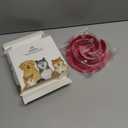 Slow Feeder Dog Bowls Insert, Animire Soft Silicone Slow Eating Dog Food Bowl for Small, Medium and Large Dogs, Compatible with Regular and Elevated Bowls (Rose)