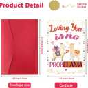 2 x Funny Cute Valentines Day Card and Gift for Him or Her  Valentines Day Card for Boyfriend Girlfriend Husband Wife (WY-500)