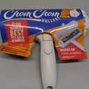 ChomChom Roller Pet Hair Remover  Original Size Reusable Lint Roller for Cat & Dog Hair on Furniture, Couch, Carpet, Car, Rugs & Bedding  Portable, Eco-Friendly (White)