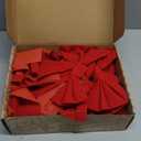 JOYIN 12 Pack Christmas Red Velvet Bows, 16" Long by 9" Wide Decorative Christmas Bows for Wreath Garland Christmas Tree Decor, Indoor Outdoor Holiday Decorations (Medium)