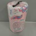 Lasoftan Toddler Nap Mat with Pillow and Blanket, Extra Large Rolled Napping Mats, Slumber Bags for Boys Girls, Kids Sleeping Bag for Daycare, Preschool Travel Camping (Unicorn)