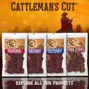 Cattleman's Cut Peppered Steakhouse Beef Jerky, 10 Ounce (EXP 12/30/26)