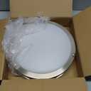 Drosbey 36W Dimmable LED Ceiling Light Fixture, Flush Mount Light Fixture, Ceiling Lights for Bedroom, Kitchen, Bathroom, Super Bright 4000 Lumens, 400W Equivalent, 5000K Daylight White, UL Listed (Brush Nickel)