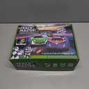 3-in-1 Slot Car Race Track Set with 4 High-Speed Cars, Electric Track, Dual Racing Game with Lap Counter & 2 Controllers, and Circular Overpass Design  Toy Gift for Boys Kids Ages 4-6 6-8 8-12