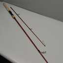 Berkley 6’6” Cherrywood HD Spinning Rod, One Piece Spinning Rod, 4-12lb Line Rating, Medium Light Rod Power, Fast Action, 1/8-5/8 oz. Lure Rating, Red
