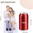 Couple Heart Hand Statue Sitting Sculpture, Wedding for Couple, Bride and Groom Figurines Couples Bedroom Decor, A Romantic Expression of Love, Best Gifts for Valentine's Day