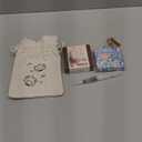 15 Gauge Acrylic Mini Palette, Mini Watercolor Palette Set, Pocket Artist Watercolor Travel Set, Portable Watercolor Palette Box Set with Brushes, Clips, Sketchbook, Paints, Storage Bag (A)