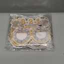 24 Pcs Happy New Year Paper Glasses 2026 Black Gold Silver Eyeglasses Photo Booth Props for 2026 New Years Eve Party Supplies Decorations