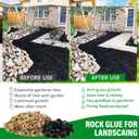 Rock Glue for Landscaping, 1 Gallon Strong Mulch Glue for Pea Gravel