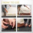 Signature Living Outdoor Waterproof Patio Chair Covers, Durable 600D UV-Coated Polyester Outdoor Chair Covers for All-Weather Protection (Tan, Medium 35 Inch)