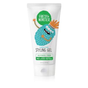 2 x Fresh Monster Kids Hair Styling Gel, Medium Hold Alcohol-Free, Natural Hair Gel for Kids & Toddlers (6oz.)