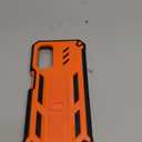 FNTCASE for Samsung Galaxy A14-5G Case: Dual-Layer Protective Textured Shockproof Rugged TPU Cover with Kickstand | Military Grade Drop Protection | Heavy Duty Cell Phone Protector - Orange