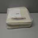 Collapsible Fabric Storage Cube Bins with 2 Reinforced PU Handles, Foldable Storage Organizer Baskets for Closet, Shelves, Living Room | 11"x11"x11", 4 Pack, Full Beige