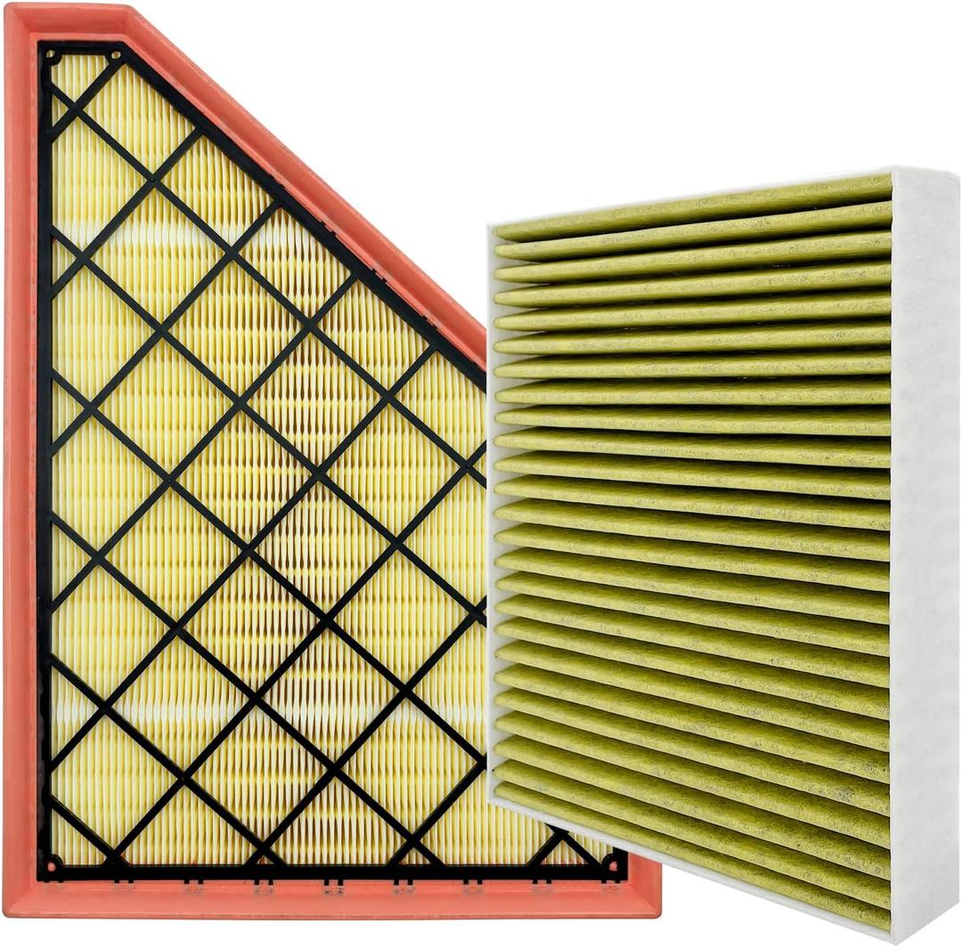 Cabin and Engine Air Filter Fits for Traverse 2018-2025, Blazer 2019-2025, Acadia 2017-2025, Enclave 2018-2025, XT5 2017-2025, XT6 2020-2025, Fits 23321606, CA12166, CF11966