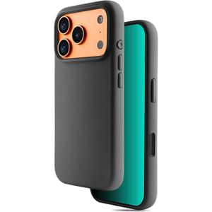TineeOwl for iPhone 17 Pro Magnetic Case, Camera Control Button, Compatible with MagSafe, TPU, Minimalist, Slim/Thin, Grippy - Dune Series (Almost Black, iPhone 17 Pro)