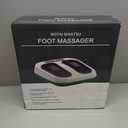 Foot Massager Machine with Heat, Shiatsu Vibration Feet Massager with Remote, Deep Kneading Therapy, Improve Circulations and Body Flow for Plantar Fasciitis, Neuropathy