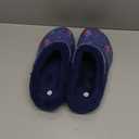 Disney Stitch Clogs for Women Winter Fleece Lining Warm Slip On Sandals Outdoor Garden Shoes with Strap Gifts for Women (5-6, Navy)