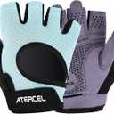 ATERCEL Weight Lifting Gloves Full Palm Protection, Workout Gloves for Gym, Cycling, Exercise, Breathable, Super Lightweight for Mens and Women (M)