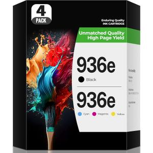 936XL 936 Ink Cartridges OfficeJet Pro 9125e 9135e 9730e 9125 9135 9730 e Ink Compatible with Hp 936e 936 Ink OfficeJet Pro 9135e 9125e 9730e 9125 9135 9730 9110 9130 9120 9122 9128 Printers