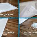 Bulldogology 50-Count Dog Puppy Pads (24x24) Large Pee Pads for Dogs - 6 Layer Pet Training Pads, Super Absorbent Puppy Pads with Adhesive Tabs for Small to Large Dogs