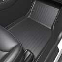 SUPER LINER Tesla Model Y Juniper 2025 2026 Floor Mats Full Set Pack of 6 Extra-Thick TPE Cabin Protect for 5-Seater | All-Weather Cargo Liners & Pet & Child-Friendly Accessories