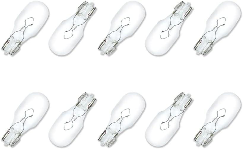 Technical Precision - Replacement Bulbs for Kichler Lighting 10574CLR by Technical Precision - 18W 12V Xenon Bulb - T5 Wedge Base Landscape Light Bulbs - 2800K Warm White - 10 Pack