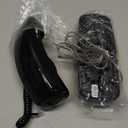 AT&T 210 Basic Trimline Corded Phone, No AC Power Required, Wall-Mountable, Black