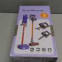 BAYMI 3-in-1 Kids Vacuum That Really Works - Toddler Vacuum Cleaning Toy Set, Kids Working Play Vacuum Cleaner with Real Suction, Montessori Housekeeping Toy for Toddlers 3 4 5 6+ (Purple)