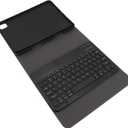 Pomya Tablet Keyboard Case, PU Leather ABS Tablet Keyboard Protective Cover for Daily Use (#2) (Black)