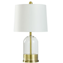 Alela Glass Table Lamp in Gold 19.51"