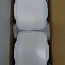 reliahom 5 Pack Broom Holder Wall Mount Mop Grippers No Drilling Self Adhesive Anti-Slip Mop Handle Hanger Dustpan and Broom Organizer Garage Storage Racks-White