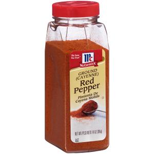 4 x McCormick Ground Cayenne Red Pepper, 14 oz (EXP 08/23/28)
