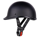 Motorcycle Helmet Half Shell Hawk Style Helmets Compact Lightweight Open Face for Motorcycle Street Bike Cruiser Moped - DOT Approved (Matte Black,L)